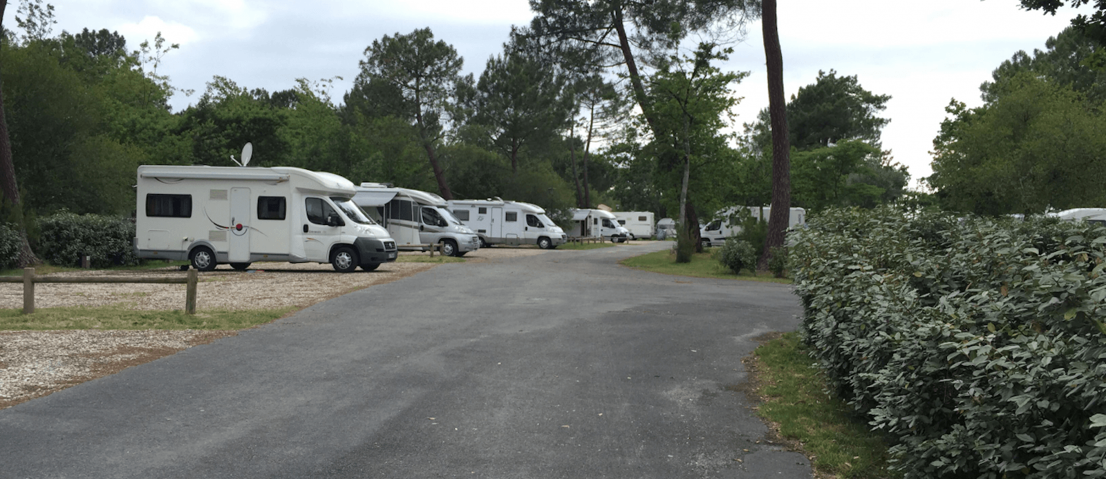 Aire camping-cars d Hourtin-Port M  doc Atlantique