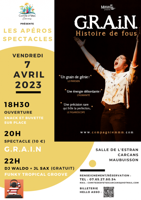 7 avril AperoSpectacle carcans