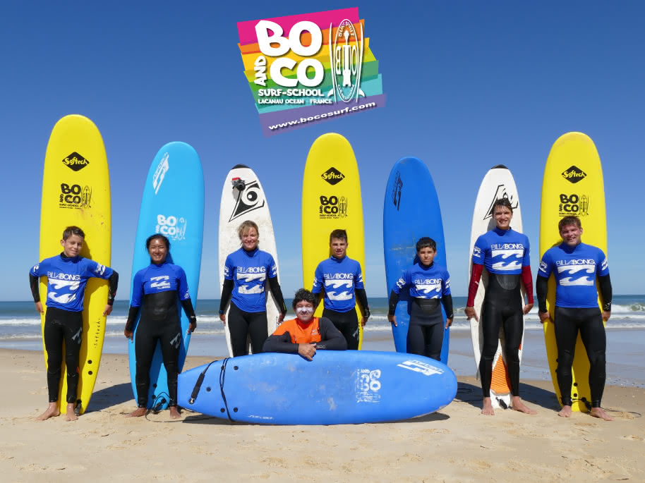 Ecole de surf-Bo&Co-Lacanau